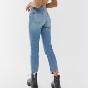 Girlfriend Straight leg High waist Jeans Urban Outfitters BDG